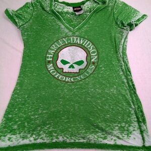 Harley-Davidson 2015 Motorcycles American Eagle Denton, TX Cap Sleeve Top Medium